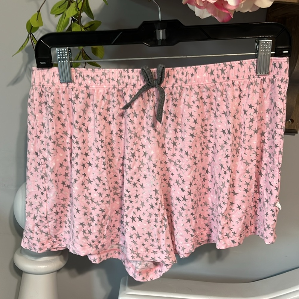 Pajama Shorts J & B Pink Comfy Elastic Waist